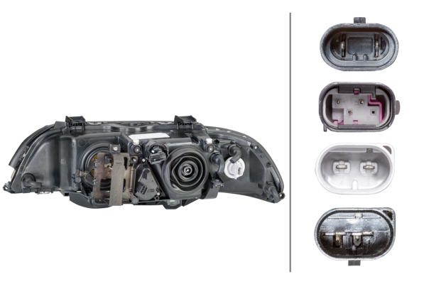 HELLA 1EL 008 052-581 Halogen/Xenon-Hauptscheinwerfer - rechts - für u.a. BMW 5 (E39)