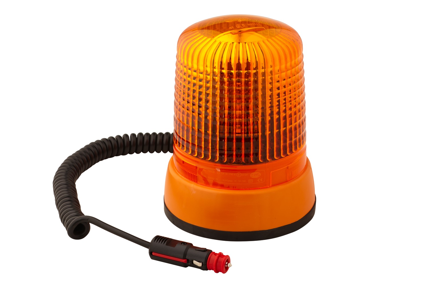 HELLA 2RL 008 062-101 Halogen-Rundumkennleuchte - KL 7000 - 12V - gelb - Magnetbefestigung - gelb -
