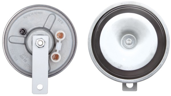 HELLA 3BA 002 768-431 Horn - B36 - 24V - 116dB(A) - Frequenzbereich: 400Hz - Hochton - Gehäusefarbe: