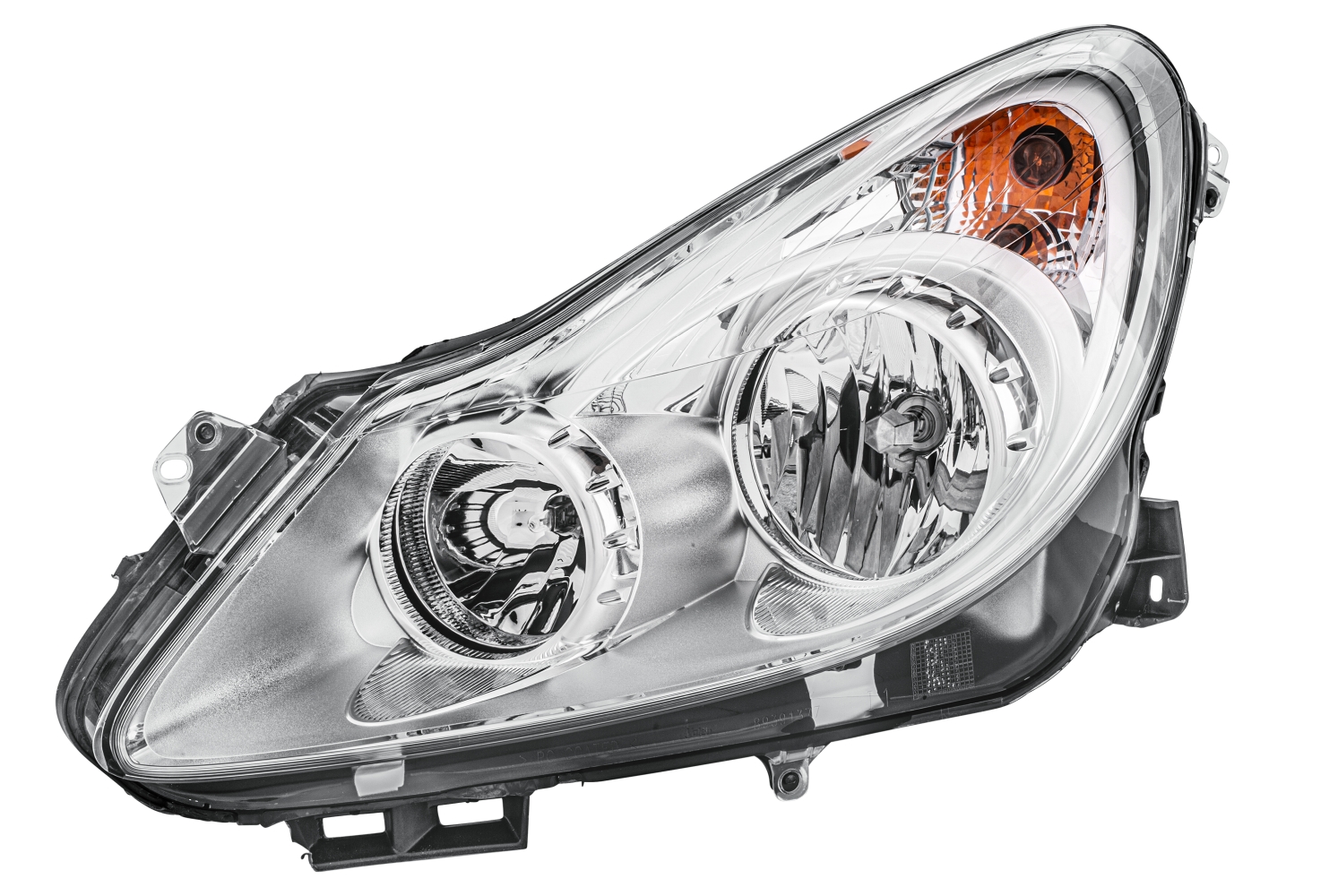 HELLA 1EG 354 534-011 Halogen-Hauptscheinwerfer - links - für u.a. Opel Corsa D (S07)