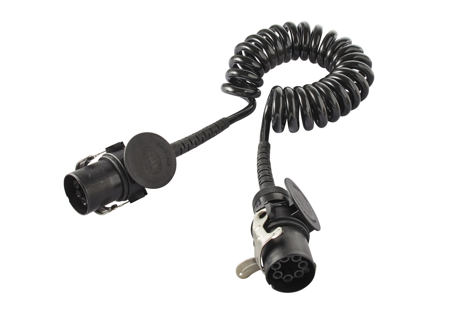 HELLA 8KA 007 648-081 Elektrowendel - 7-polig - 24V - PU (Polyurethan) - Kabel: 3500mm