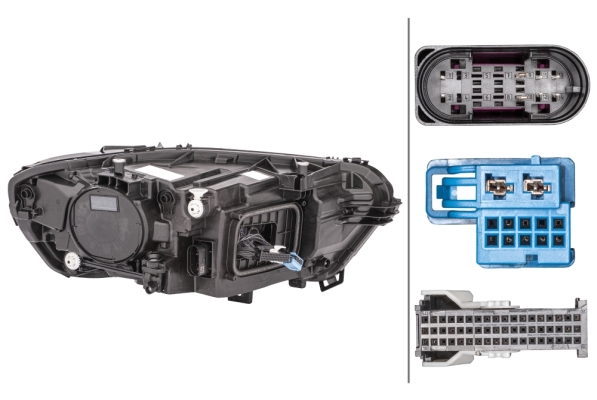 HELLA 1EX 015 086-551 LED-Hauptscheinwerfer - links - für u.a. MB Cla (C118)