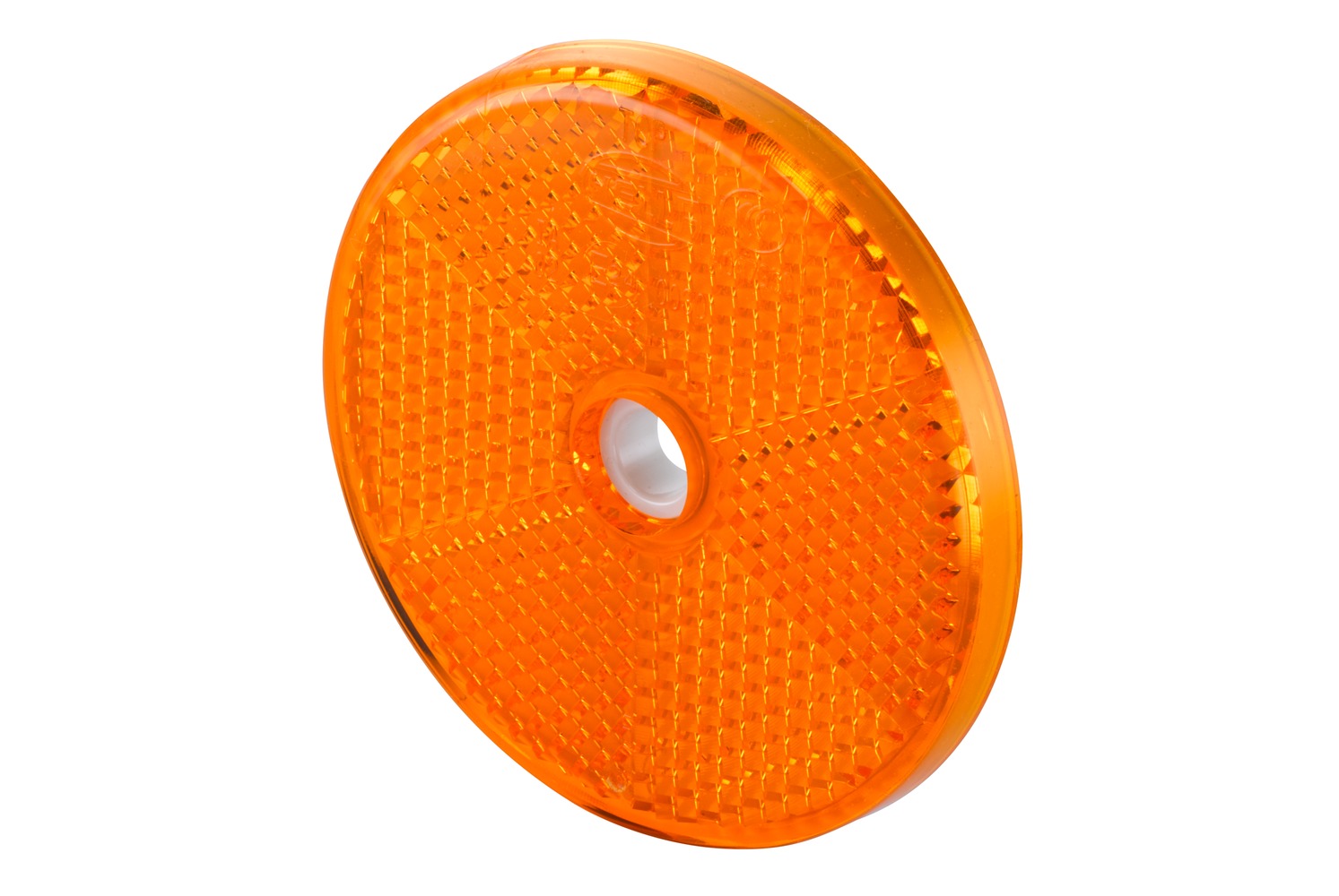 HELLA 8RA 002 014-251 Rückstrahler - Lichtscheibenfarbe: gelb - geschraubt
