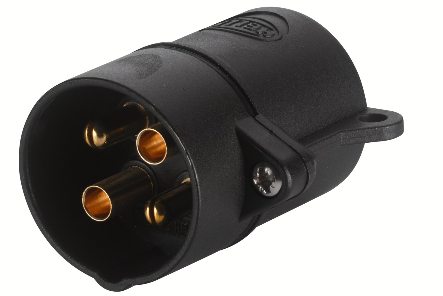 HELLA 8JA 001 920-011 Stecker - 24V - 4-polig - Stecker: Schraubkontakt - schwarz