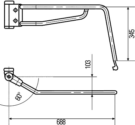 HELLA 8HG 503 019-022 Halter, Außenspiegel - elektrisch - Breite: 688mm - Höhe: 345mm - 6-polig - re