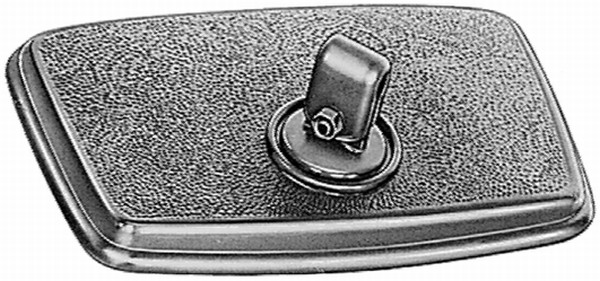 HELLA 8SB 003 609-061 Außenspiegel - geklemmt - Kunststoffgehäuse - schwarz - Breite: 138mm - Höhe: