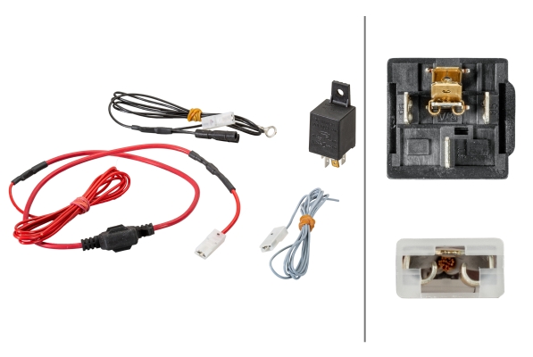 HELLA 8KA 959 186-901 Leitungssatz - mit LED-Steuergerät für Tagfahr-/Positionslicht - 12V