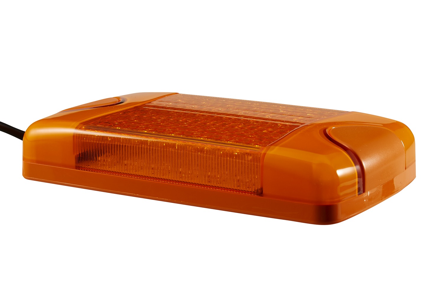 HELLA 2XD 965 429-021 LED-Blitz-Kennleuchte - Multi F Duraled - 12/24V - Anbau - gelb - gelb - Kabel
