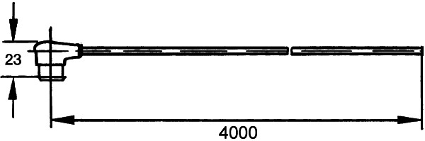 HELLA 8KA 500 218-222 Anschlussleitung, Außenspiegel - Länge: 4000mm - 2-polig