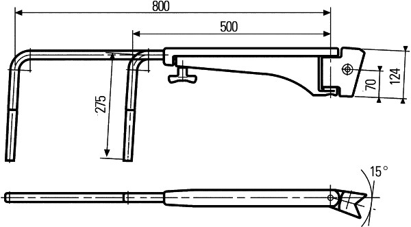 HELLA 8HG 501 257-032 Halter, Außenspiegel - verstellbar - Ø: 22mm - links