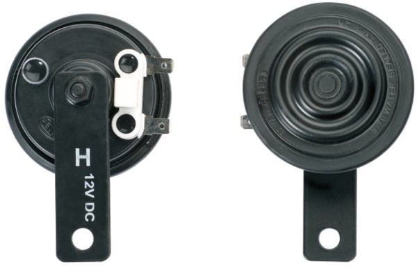 HELLA 3AL 922 196-011 Horn - S70 - 12V - 112dB(A) - Frequenzbereich: 420Hz - Hochton - Gehäusefarbe: