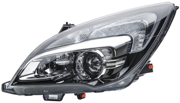 HELLA 1ES 354 830-031 Halogen-Hauptscheinwerfer - links - für u.a. Opel Meriva B Mpv (S10)