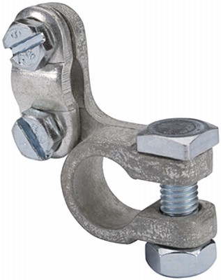 HELLA 8KX 091 452-032 Batteriepolklemme - Form D/für Minuspol - 12/24V - Ø: 15.9mm - bis: 70mm² - Me