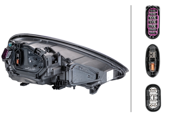 HELLA 1ZT 011 099-511 Bi-Xenon/LED-Hauptscheinwerfer - links - für u.a. Porsche Panamera (970)