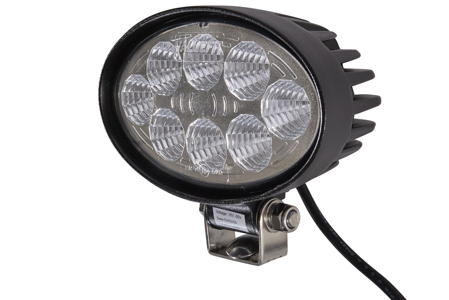 HELLA 1GA 357 001-001 LED-Arbeitsscheinwerfer - Valuefit O1200 - 12/24V - oval - 1200lm - Anbau - st