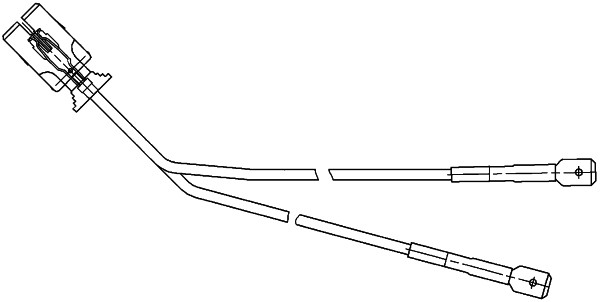 HELLA 8KA 147 162-017 Leitungssatz - mit Lampenträger