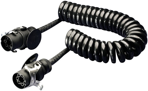 HELLA 8KA 007 648-021 Elektrowendel - 7-polig - 24V - thermoplastische Polyester-Elastomere
