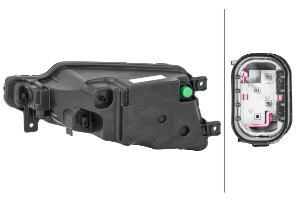 HELLA 1NA 013 797-021 LED-Nebelscheinwerfer - rechts