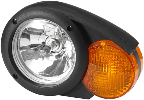 HELLA 9EL 990 354-131 Lichtscheibe Combi 120/133 - Lichtscheibenfarbe: gelb - hinten/links