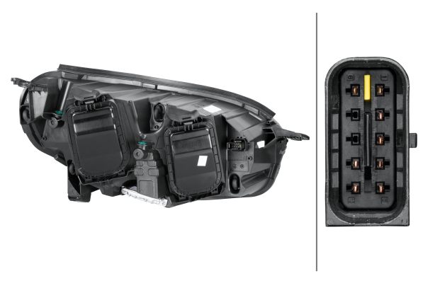 HELLA 1ZS 354 853-051 Xenon-Hauptscheinwerfer - links - für u.a. Citroën Jumpy Box (V_)