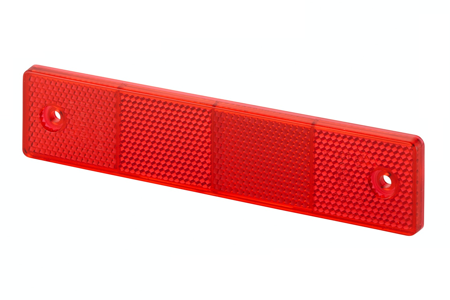 HELLA 8RA 002 023-001 Rückstrahler - Lichtscheibenfarbe: rot - eckig - Anbau/geschraubt - hinten