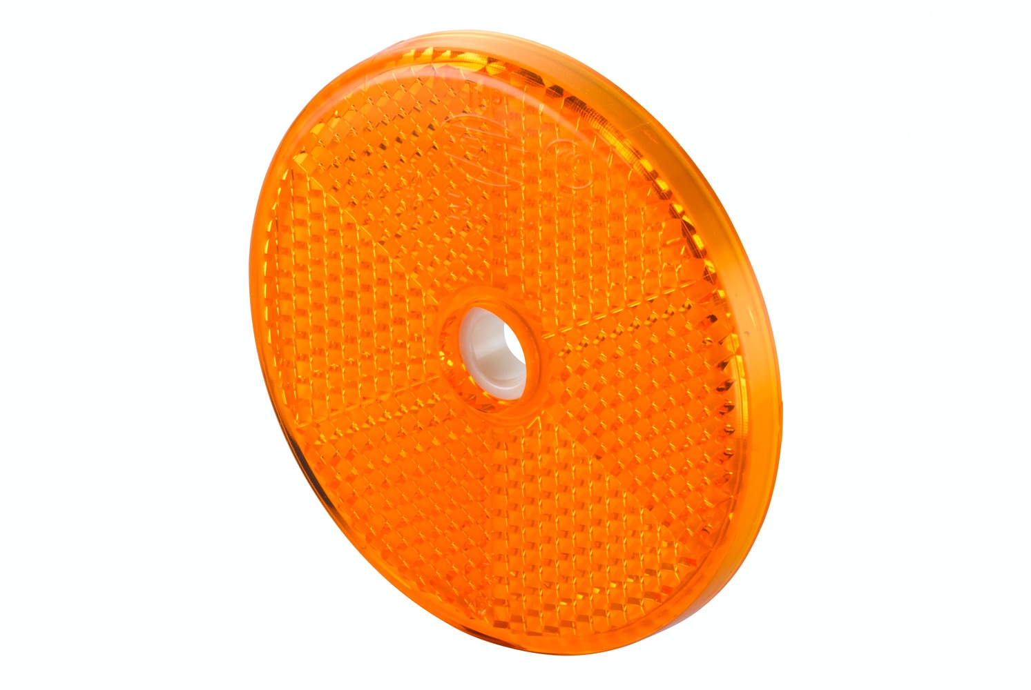 HELLA 8RA 002 014-872 Rückstrahler - Lichtscheibenfarbe: gelb