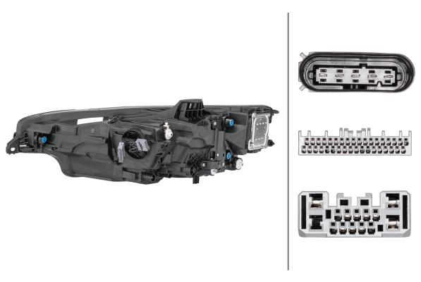 HELLA 1EX 013 502-921 LED-Hauptscheinwerfer - rechts - für u.a. Volvo V60 II (225, 227)