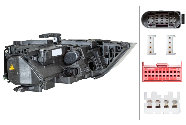 HELLA 1LL 354 839-071 Bi-Xenon/LED-Hauptscheinwerfer - links - für u.a. Audi (Faw) Q3 (84B, 84G)