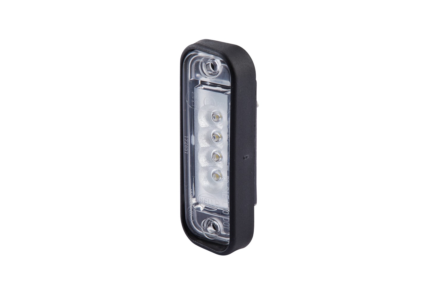 HELLA 2KA 010 278-311 Kennzeichenleuchte - LED - 12V - Einbau - LED-Lichtfarbe: weiß - Stecker: Flac
