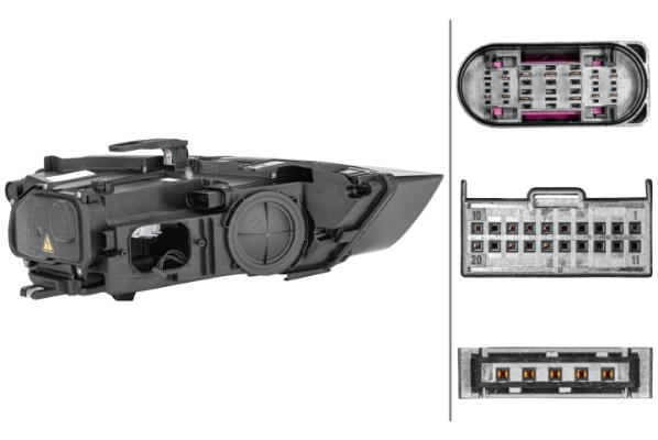 HELLA 1EL 354 840-011 Bi-Xenon/LED-Hauptscheinwerfer - links - für u.a. Audi (Faw) Q3 (84B, 84G)