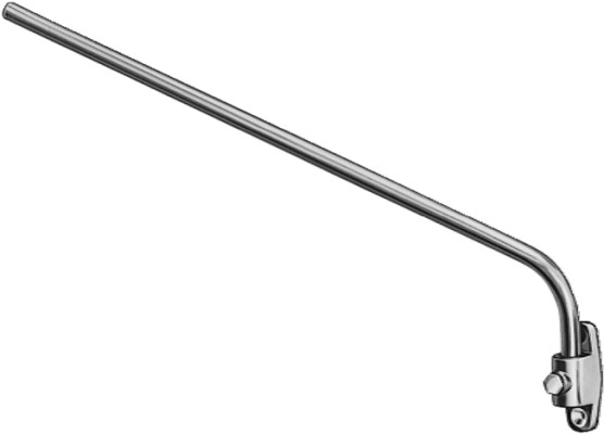 HELLA 8HG 002 211-001 Halter, Außenspiegel - Stahl - verzinkt - silber - Ø: 12mm - links/rechts