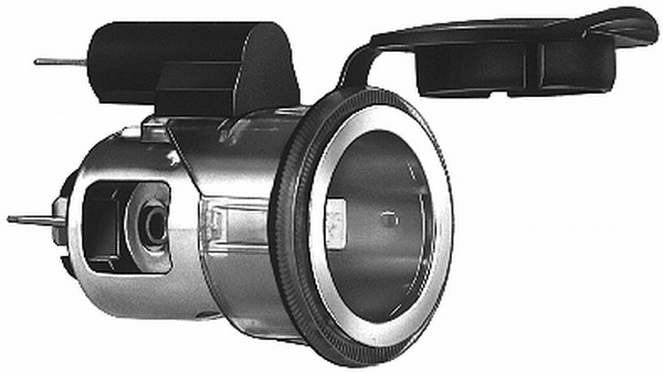 HELLA 8JB 008 023-011 Steckdose - 12V - Einbau - Stecker: Flachstecker - grün