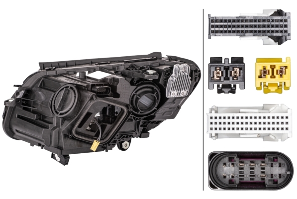 HELLA 1LX 013 063-641 LED-Hauptscheinwerfer - rechts - für u.a. MB (Bbdc) C-Class (W205)