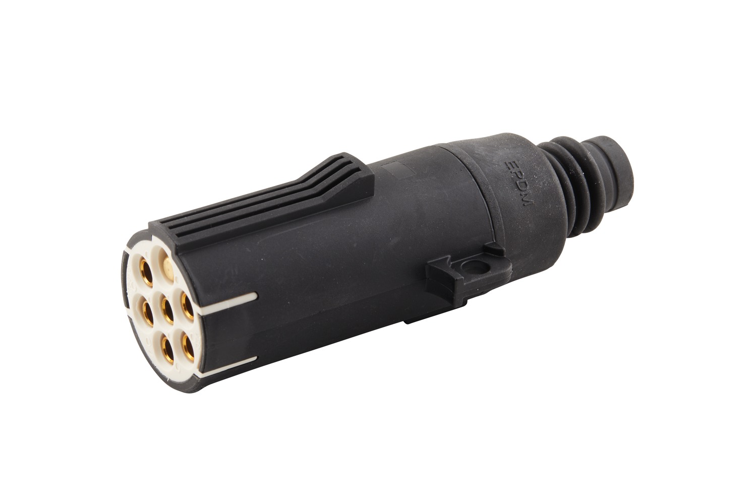 HELLA 8JA 008 084-011 Stecker - 24V - 7-polig - Stecker: Schraubkontakt - Kunststoff - DIN/ISO: 3731
