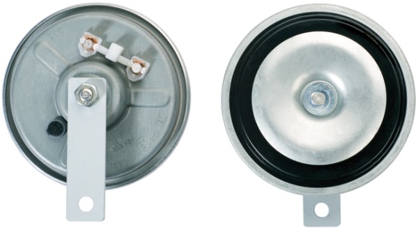HELLA 3BA 002 768-382 Horn - B36 - 24V - 116dB(A) - Frequenzbereich: 335Hz - Tiefton - Gehäusefarbe: