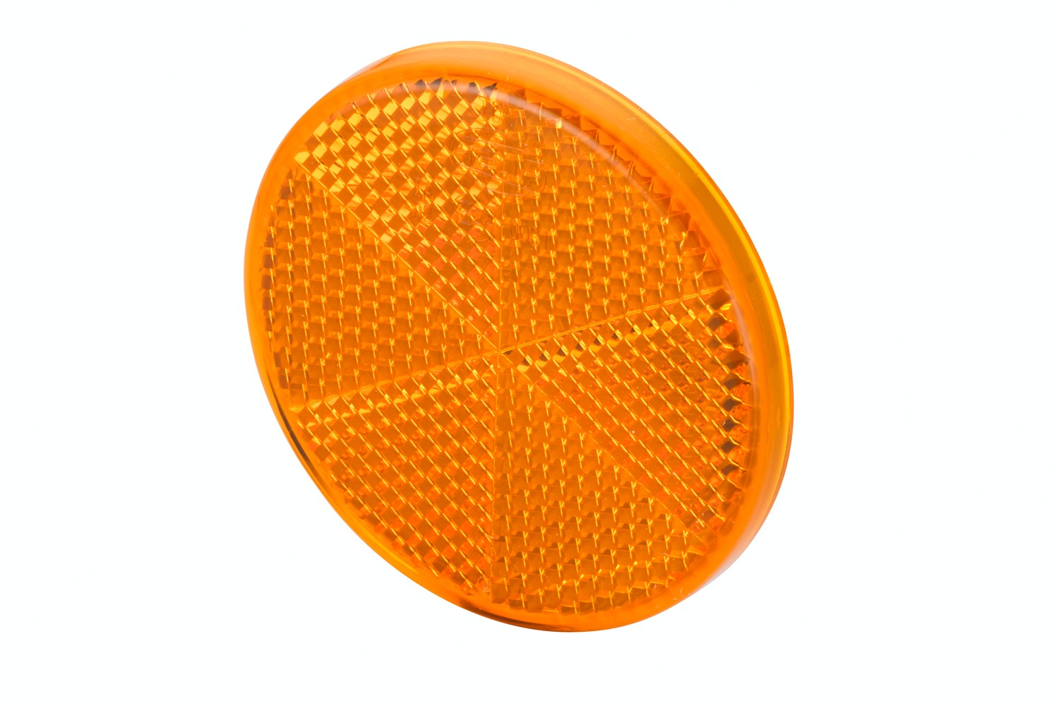 HELLA 8RA 002 014-317 Rückstrahler - Lichtscheibenfarbe: gelb - geklebt