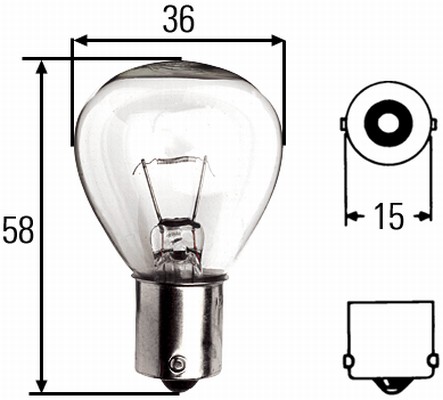 HELLA 8GA 002 074-241 Glühlampe - U - Heavy Duty - 24V - 45W - Schachtel - Menge: 1