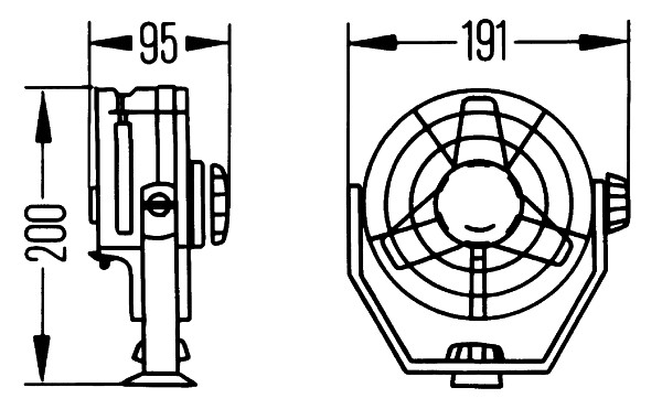 HELLA 8EV 003 361-001 Innenraumgebläse - Turbo - 12V