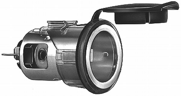 HELLA 8JB 008 023-001 Steckdose - 24V - Einbau - Stecker: Flachstecker - grün