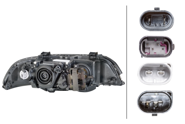 HELLA 1EL 008 052-571 Halogen/Xenon-Hauptscheinwerfer - links - für u.a. BMW 5 (E39)