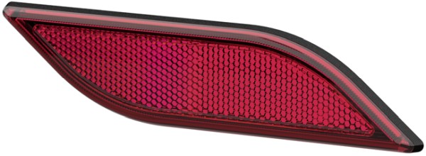 HELLA 8RA 013 347-061 Rückstrahler - Shapeline Style - Lichtscheibenfarbe: rot - geklebt - für waage