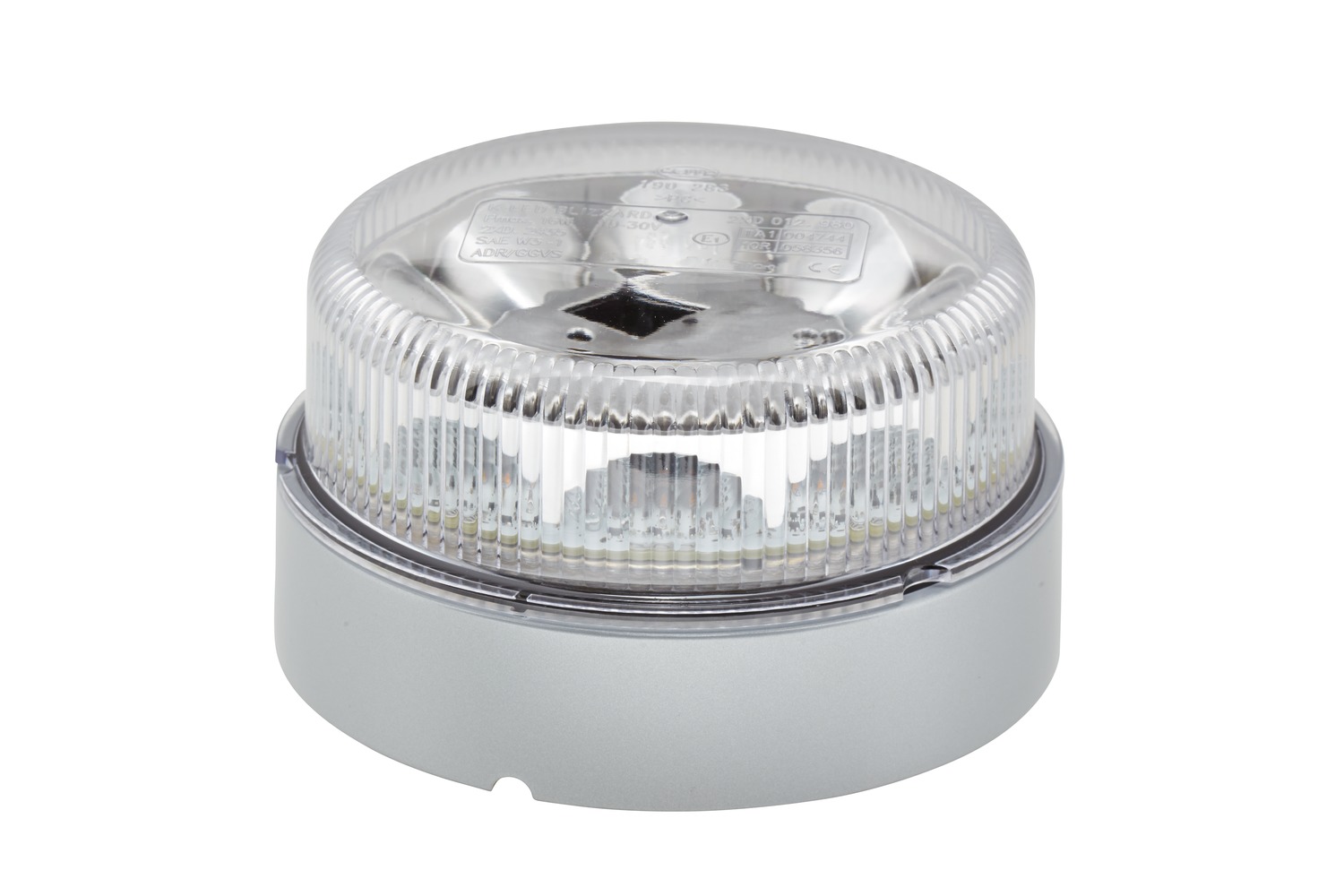 HELLA 2XD 012 980-001 LED-Blitz-Kennleuchte - K-LED Blizzard - 12/24V - gelb - geschraubt - glasklar