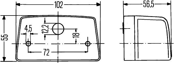 Hella 2KA998523-407 Kennzeichenleuchte